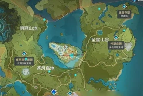 原神蒙德地灵龛分布及获取攻略