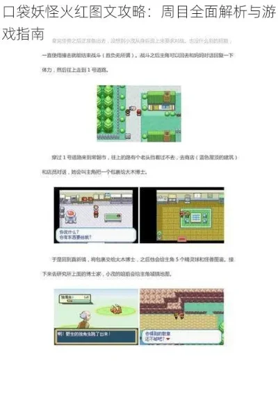 神奇宝贝火红版攻略全解析
