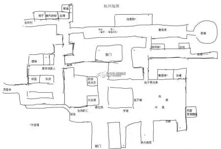 侠客风云传杭州城地图-侠客风云传杭州城地图解析