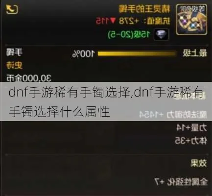 dnf手游精灵手镯-精灵手镯旅行指南