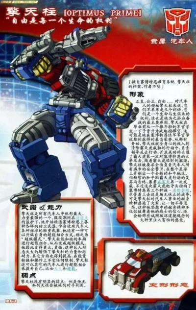 变形金刚人物简介
