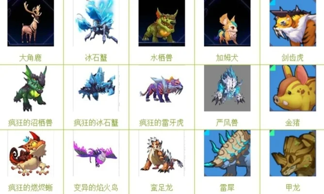 我的起源宠物大全-宠物起源与分类