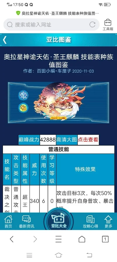 奥拉星手游十大亚比-奥拉星亚比深度解析