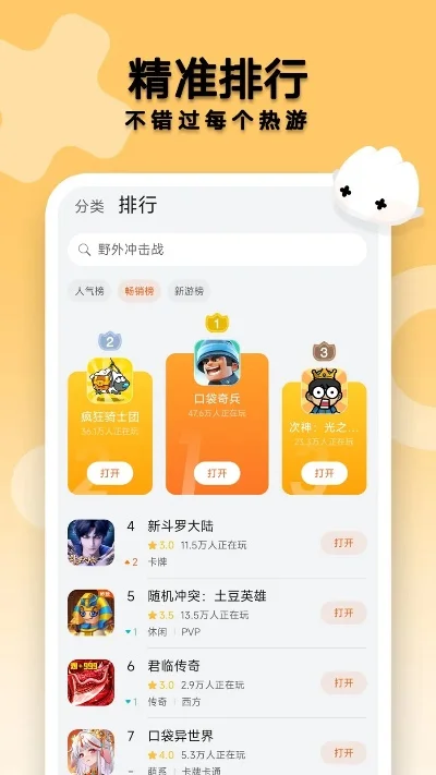 天天小游戏排行榜-游戏激发旅行灵感