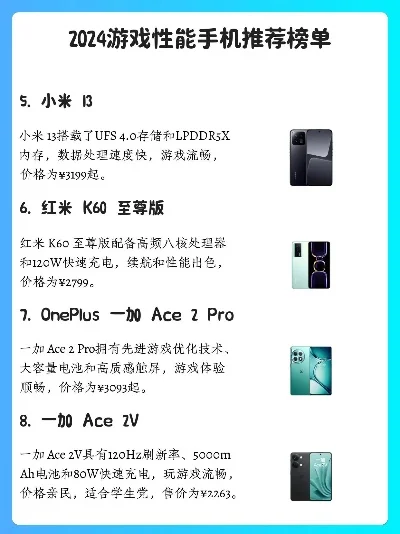 红米游戏系列排行榜-红米游戏系列：性能与价格的平衡