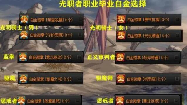 DNF周年庆全职业白金徽章推荐与解析