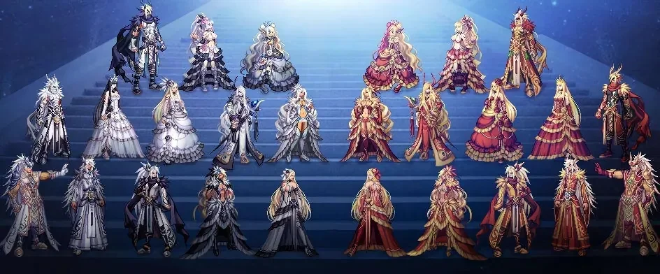 《dnf》天空套大全1到15外观一览