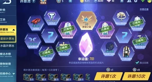 qq飞车手游许愿池多少幸运值满-许愿池幸运值上限解析