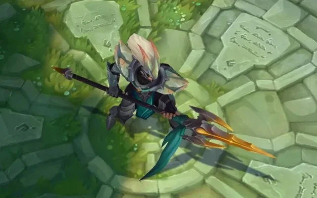 《LOL》屠龙勇士赵信炫彩皮肤-赵信屠龙炫彩评测