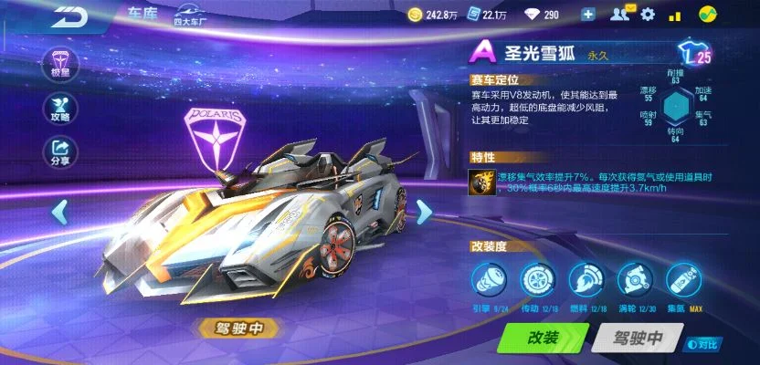 《QQ飞车》手游圣光雪狐厉害吗-圣光雪狐技能定位解析