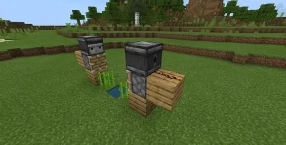 《我的世界》全自动甘蔗收割机制作方法-全自动甘蔗收割器