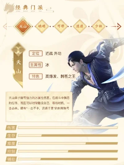 天龙八部手游0元档职业-逍遥游职业推荐