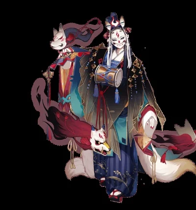《阴阳师》玉藻前原画立绘曝光-阴阳师玉藻前新立绘