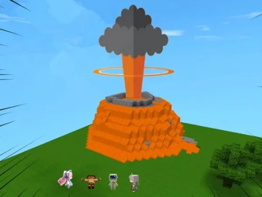 《迷你世界》火山地形码介绍-迷你世界火山地形码详解