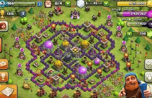 部落冲突八本最强阵型-八本最强平衡阵型