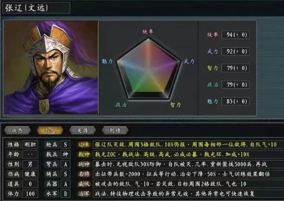 三国志11张辽变身-张辽变身机制解析