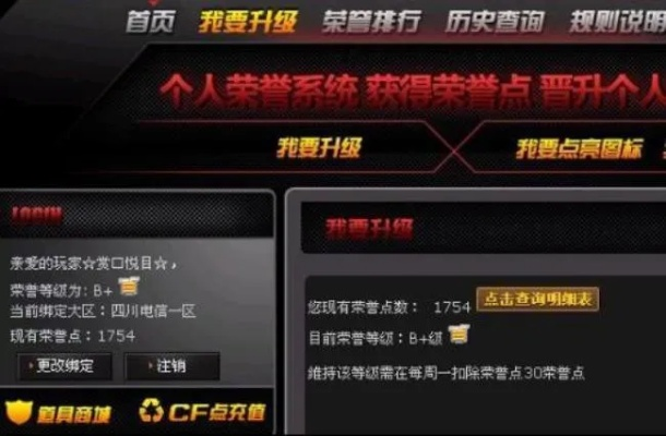 CF荣誉点如何快速升级？全流程避坑指南