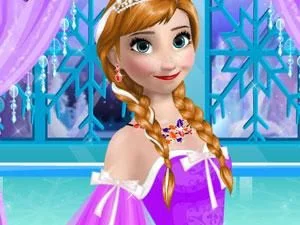 漂亮的安娜公主小游戏在线玩-安娜公主童话换装之旅