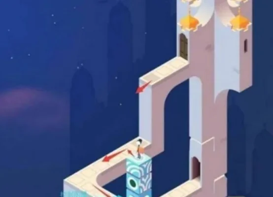 纪念碑谷2第8关新手通关技巧-旋转跳跃技巧