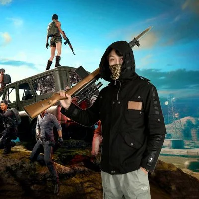 绝地求生豹纹围巾-绝地求生战术时尚围巾