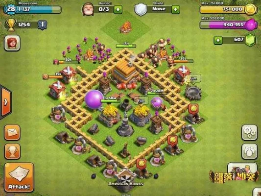 部落冲突5本最强防御阵型