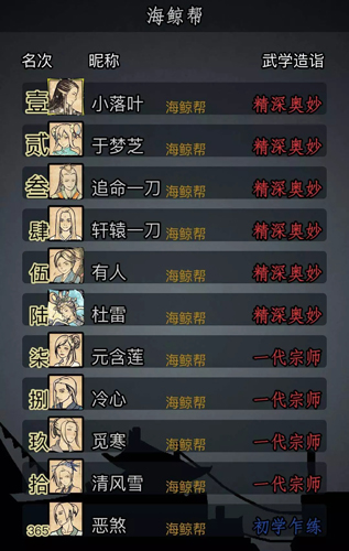 放置江湖海鲸帮加点攻略：咸鱼帮的刀法之道