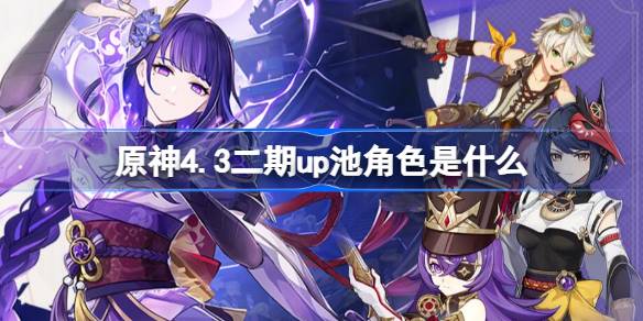 原神4.3二期卡池前瞻：雷电将军限定，四星角色陪跑选择多