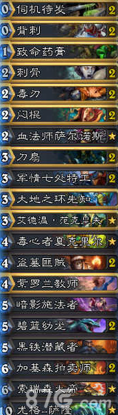 炉石传说狗哥尤格萨隆奇迹贼卡组搭配与玩法全解析