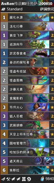 炉石传说通灵学院任务萨卡组搭配心得：灵活应变，制胜关键