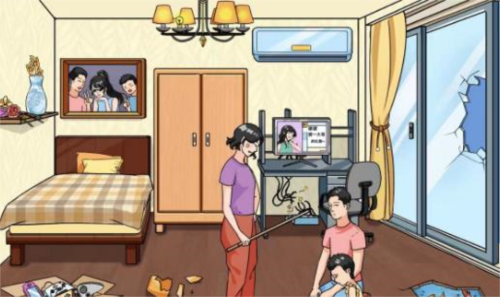疯狂梗传妈妈生气关卡通关攻略：找茬全解析