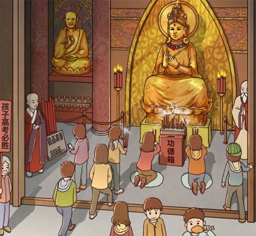 班主任模拟器第60关通关指南：冬游烧香场景详解