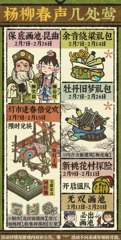 江南百景图杨柳春声几处莺活动玩法全解析