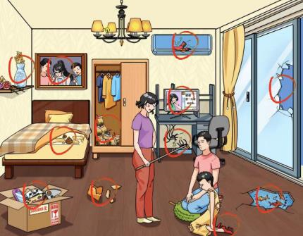 疯狂梗传妈妈生气关卡通关攻略：找茬全解析