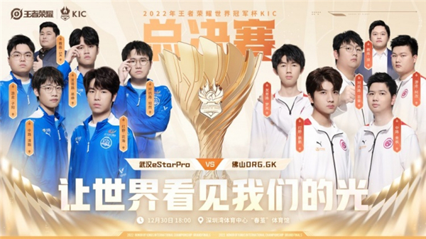 王者荣耀世冠总决赛看点与首发名单