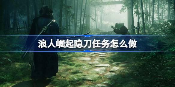 浪人崛起隐刀任务全解析：终极对决流程与选择详解