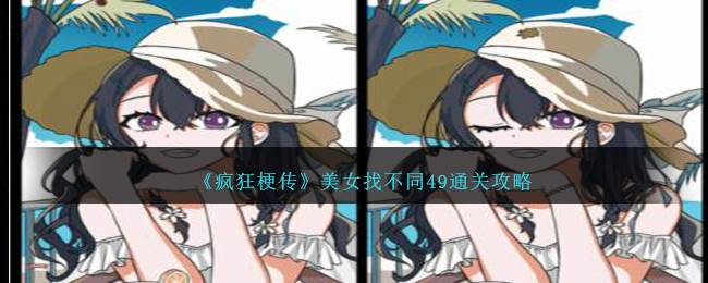 疯狂梗传美女找不同49怎么过-美女找不同49通关攻略图
