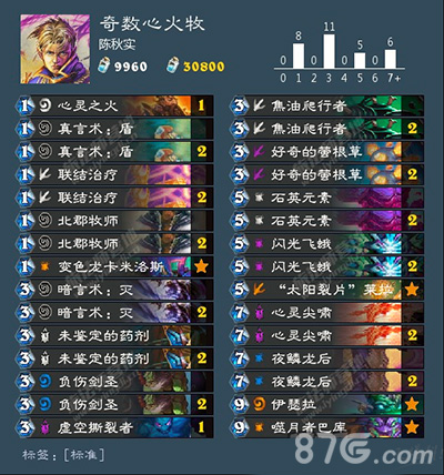 炉石传说奇数心火牧卡组深度解析：闪光飞蛾强化斩杀玩法