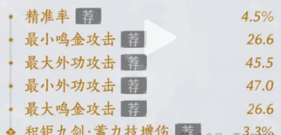 燕云十六声河西版本装备词条优先级详解：T0词条怎么选？