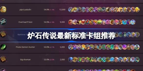 炉石传说国服卡组梯度全解析