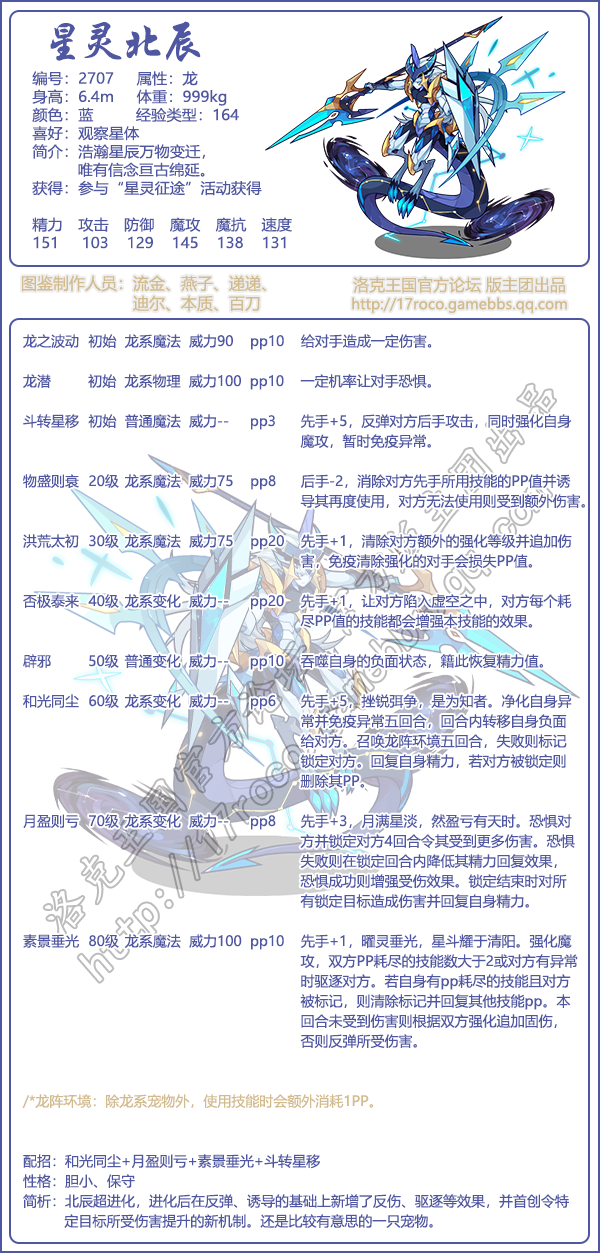 洛克王国星灵北辰技能搭配攻略：如何让北辰的技能组合更强大