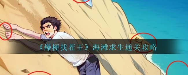 爆梗找茬王海滩求生通关秘籍