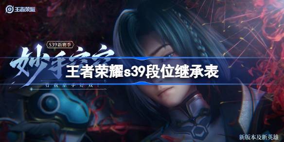 王者荣耀S39赛季段位继承全解析：继承规则与关键调整