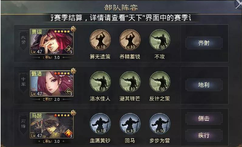 率土之滨马超黑科技阵容推荐