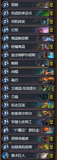 炉石传说巨人奇迹贼卡组详解：策略与技巧