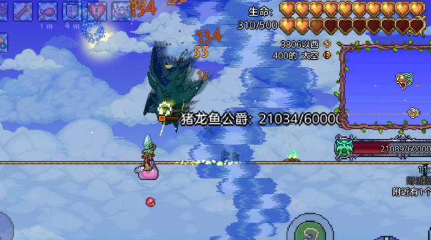 泰拉瑞亚猪龙鱼公爵的召唤方法与战斗攻略