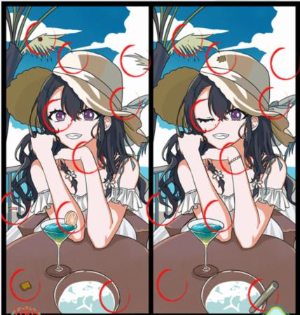 疯狂梗传美女找不同49怎么过-美女找不同49通关攻略图