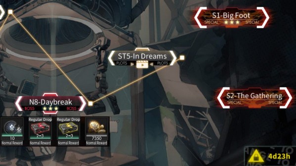 白夜极光风暴止境N图关卡掉落一览