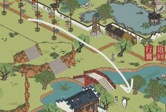 江南百景图杭州长恨歌土地公在什么地方