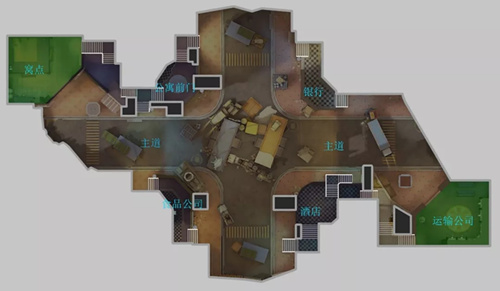 王牌战士新地图十字街怎么玩