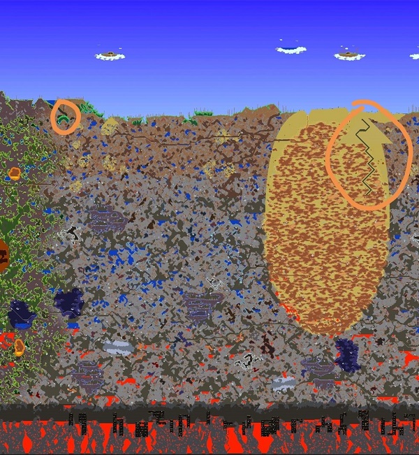 泰拉瑞亚剑冢地图种子大公开